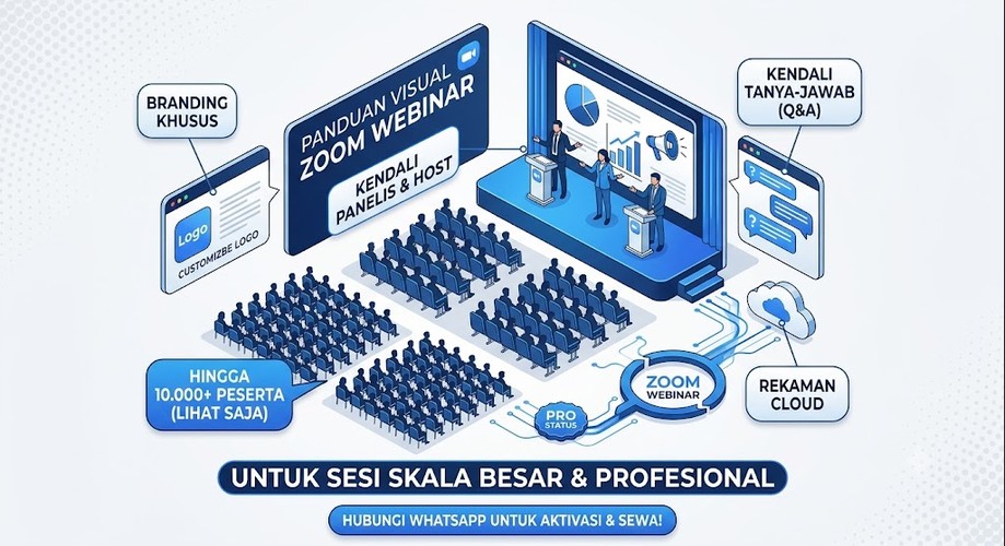 Zoom Webinar 5.000 Peserta